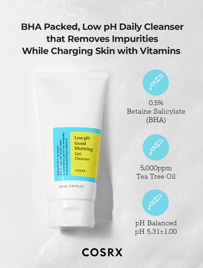 COSRX - Low pH Good Morning Gel Cleanser
